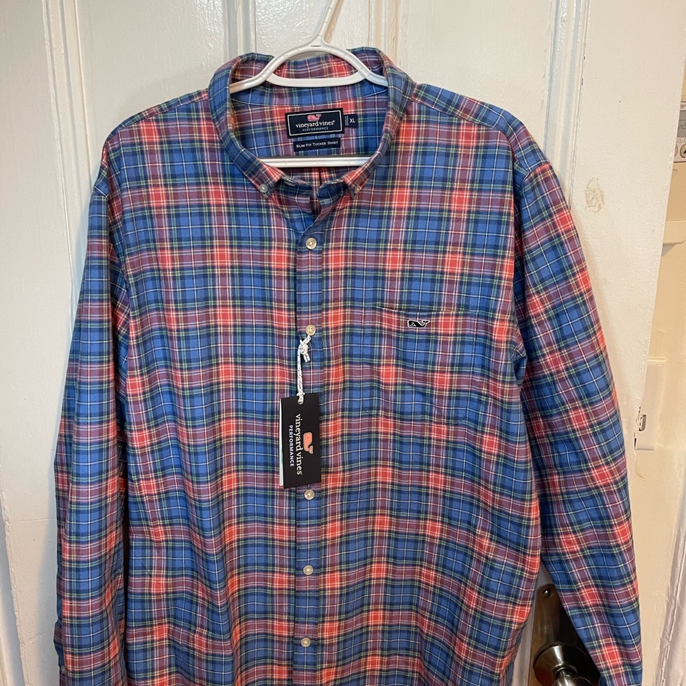 NWT Vineyard Vines Men’s XL Slim Fit Tucker Shirt